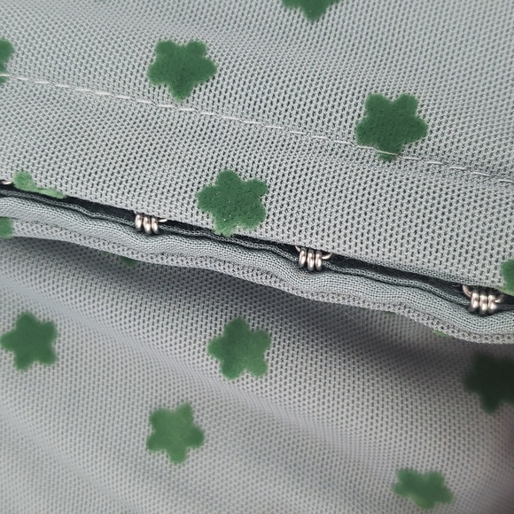 Urban Outfitters NWT Bralette Size Small Dusty Green with Stars Retail $49 - Picture 6 of 10